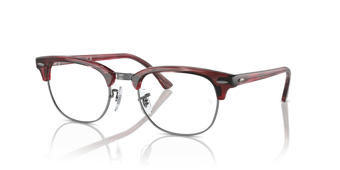 Ray-Ban Clubmaster RB5154 Striped Red #colour_striped-red