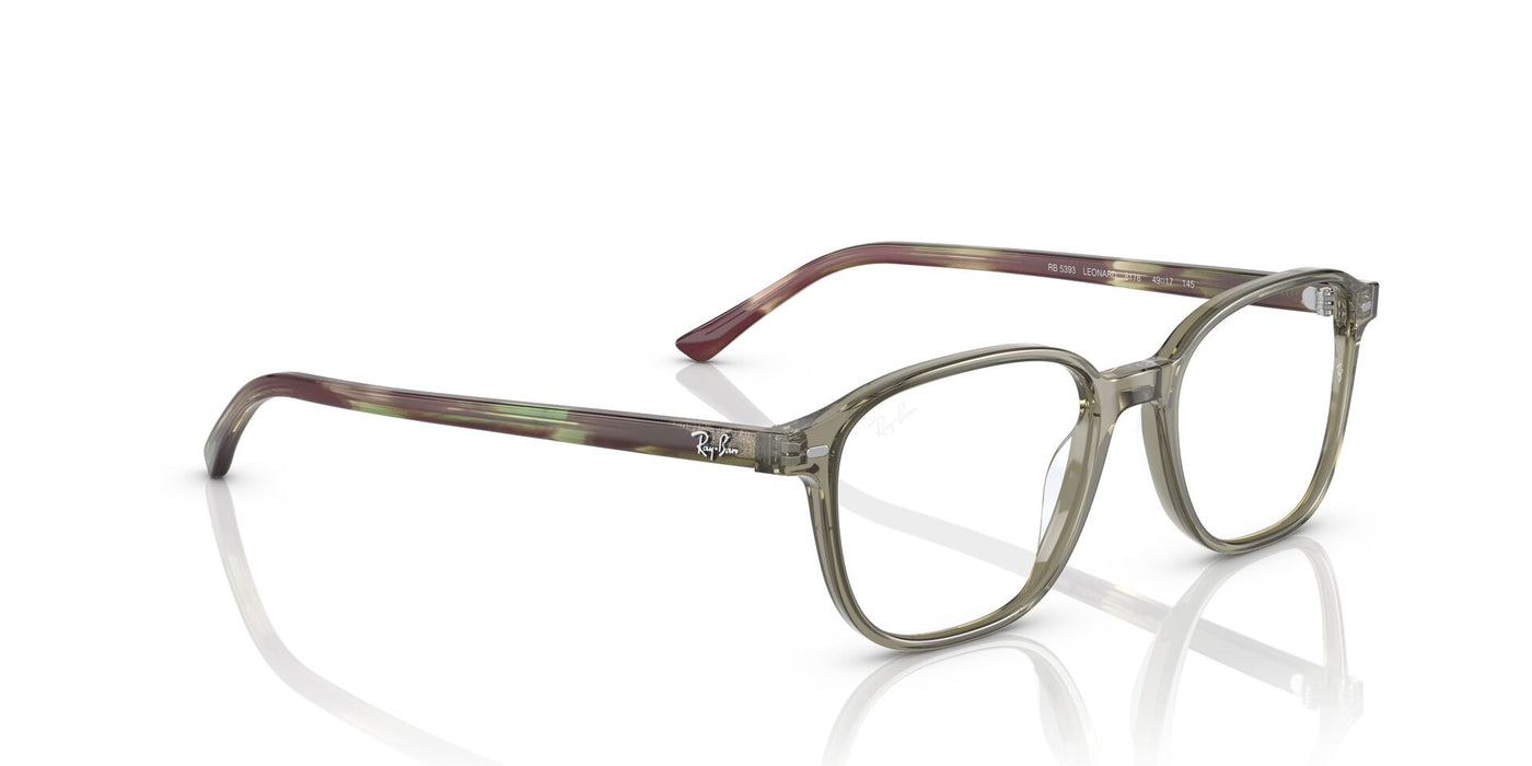 Ray-Ban Leonard RB5393 Transparent Green #colour_transparent-green