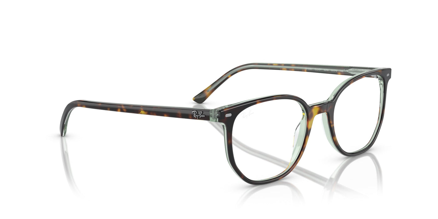 Ray-Ban Elliot RB5397 Havana On Transparent Green #colour_havana-on-transparent-green