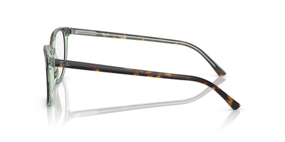 Ray-Ban Elliot RB5397 Havana On Transparent Green #colour_havana-on-transparent-green