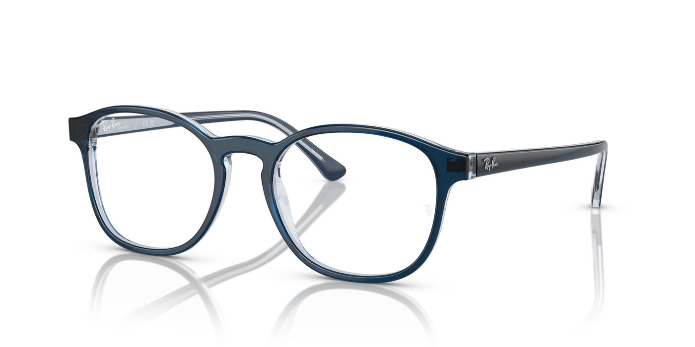 Ray-Ban RB5417 Blue On Transparent Blue #colour_blue-on-transparent-blue