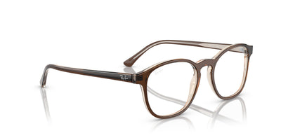 Ray-Ban RB5417 Brown On Transparent Light Brown #colour_brown-on-transparent-light-brown