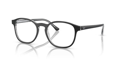 Ray-Ban RB5417 Dark Grey On Transparent #colour_dark-grey-on-transparent