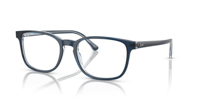 Ray-Ban RB5418 Blue On Transparent Blue #colour_blue-on-transparent-blue