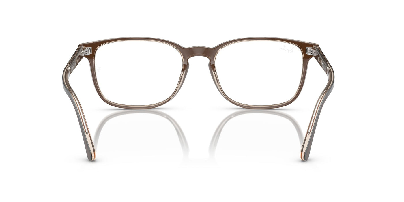 Ray-Ban RB5418 Brown On Transparent Light Brown #colour_brown-on-transparent-light-brown