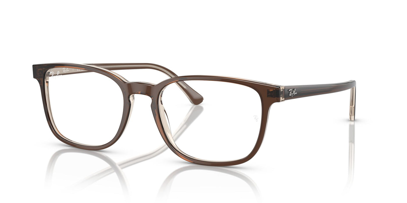 Ray-Ban RB5418 Brown On Transparent Light Brown #colour_brown-on-transparent-light-brown