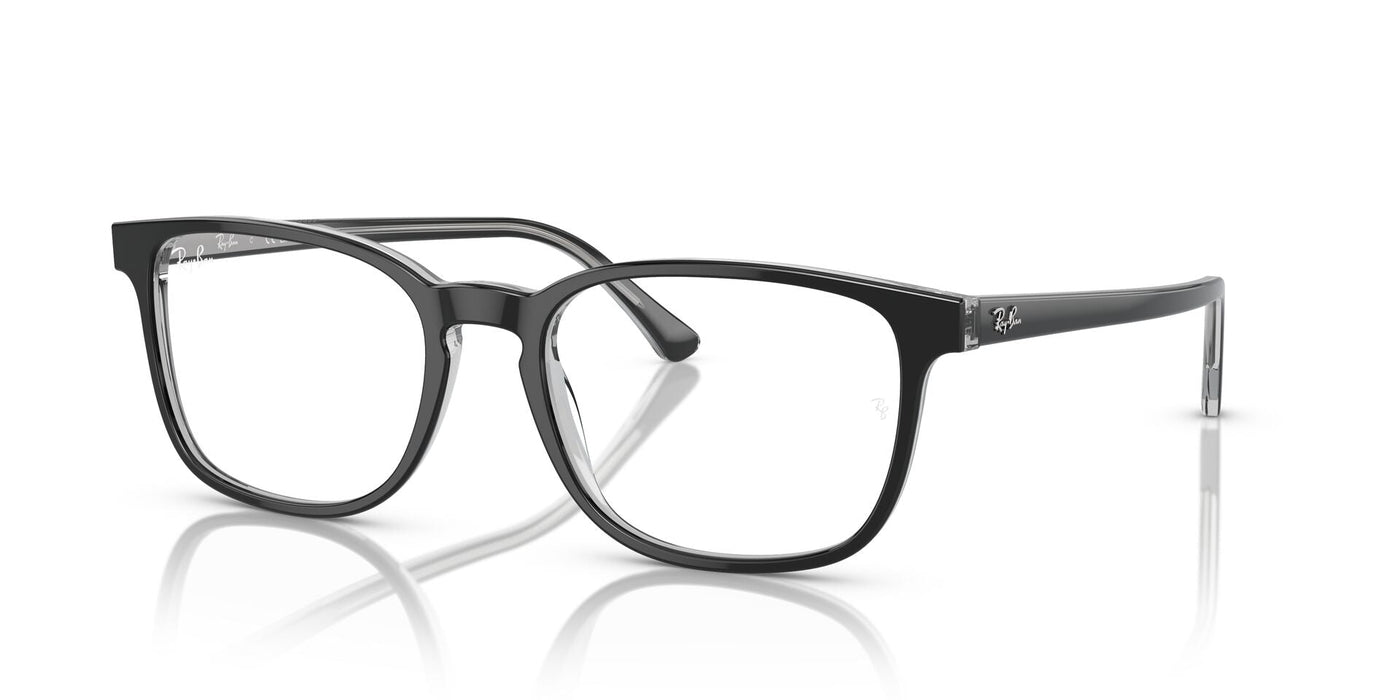 Ray-Ban RB5418 Dark Grey On Transparent Grey #colour_dark-grey-on-transparent-grey