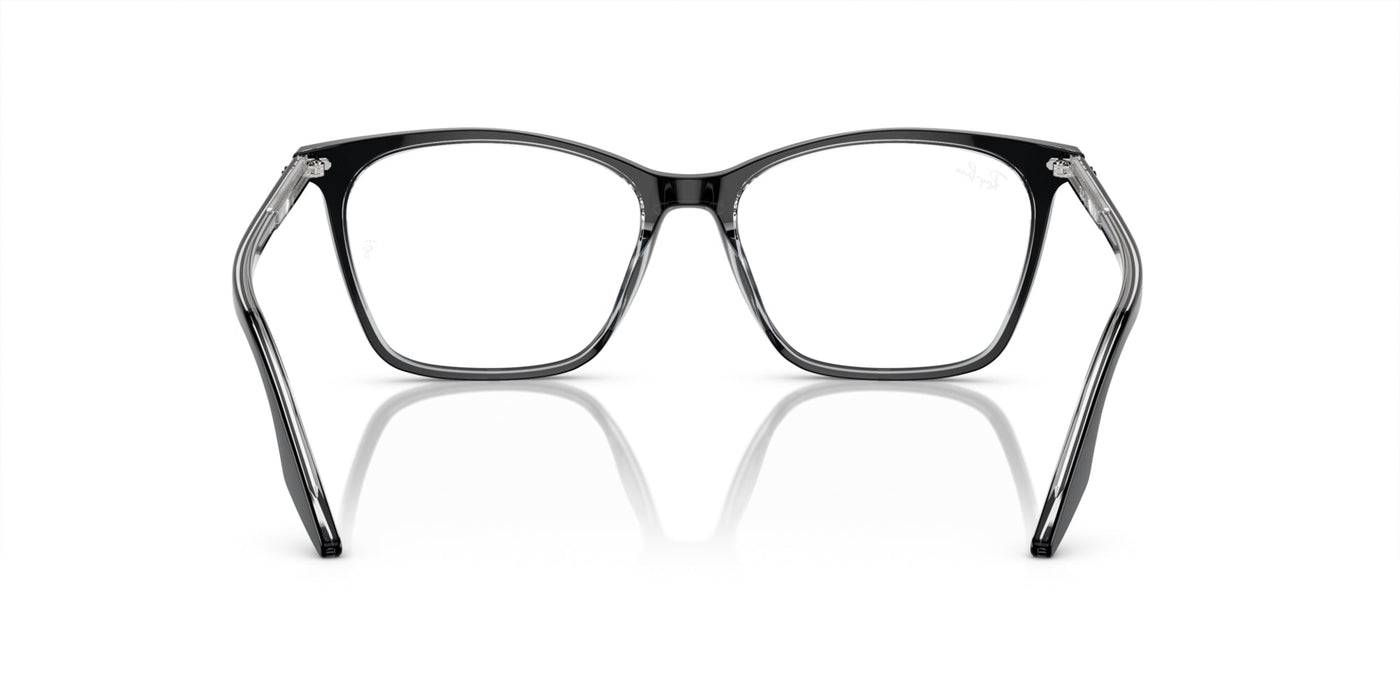 Ray-Ban RB5422 Black On Transparent #colour_black-on-transparent