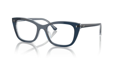 Ray-Ban RB5433 Blue On Transparent Blue #colour_blue-on-transparent-blue