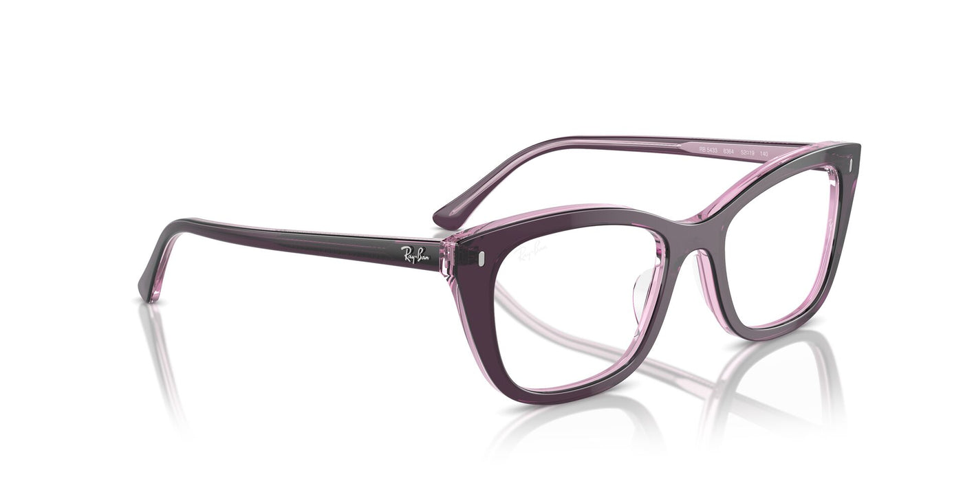 Ray-Ban RB5433 Violet On Transparent Pink #colour_violet-on-transparent-pink