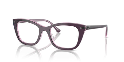 Ray-Ban RB5433 Violet On Transparent Pink #colour_violet-on-transparent-pink