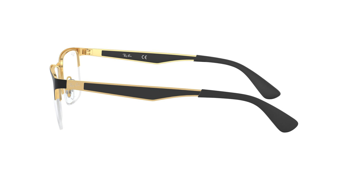 Ray-Ban RB6335 Black On Gold #colour_black-on-gold
