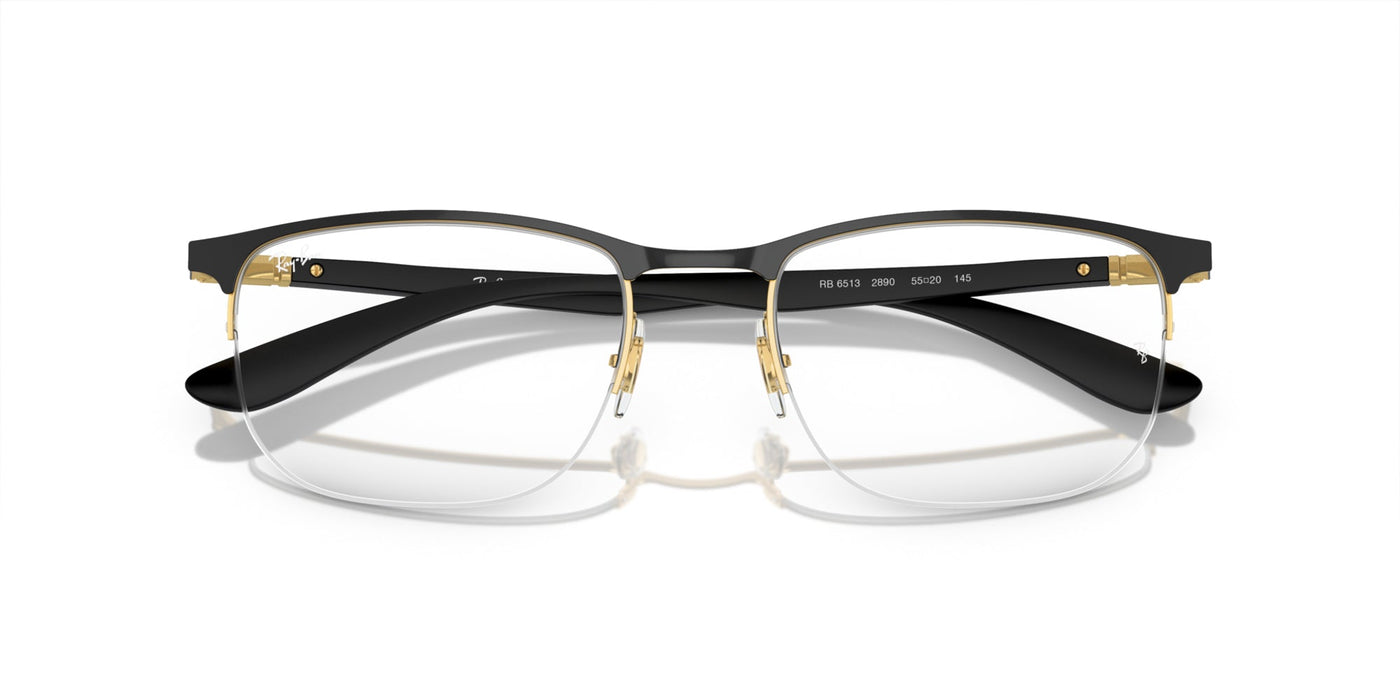 Ray-Ban RB6513 Black on Gold #colour_black-on-gold