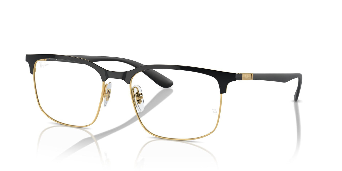 Ray-Ban RB6518 Black On Gold #colour_black-on-gold