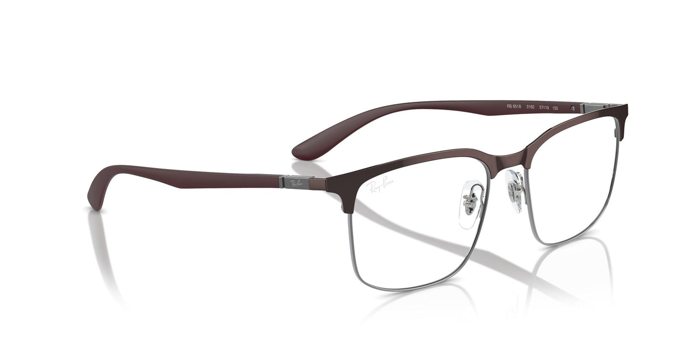 Ray-Ban RB6518 Brown On Gunmetal #colour_brown-on-gunmetal