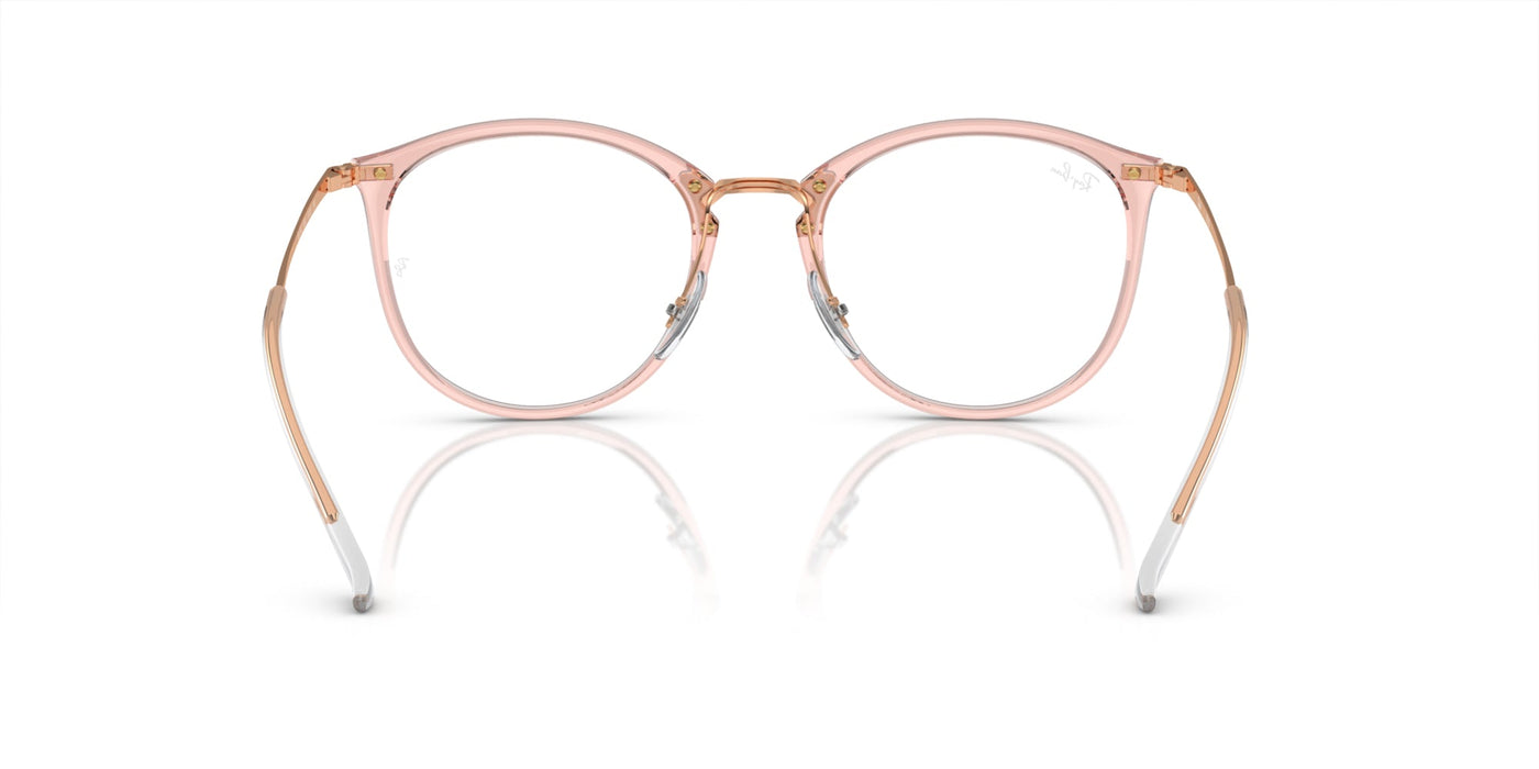 Ray-Ban RB7140 Transparent Pink #colour_transparent-pink