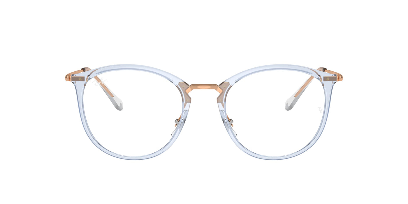 Ray-Ban RB7140 Transparent Light Blue #colour_transparent-light-blue