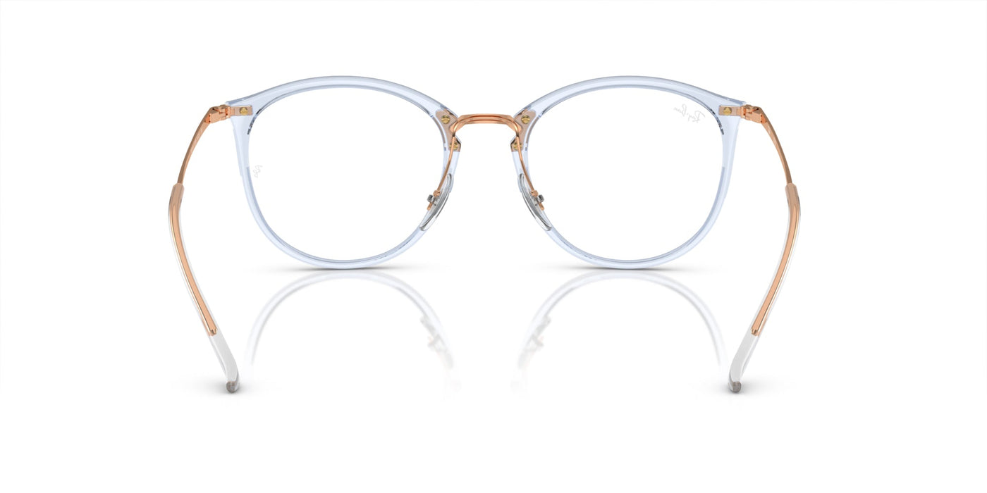 Ray-Ban RB7140 Transparent Light Blue #colour_transparent-light-blue