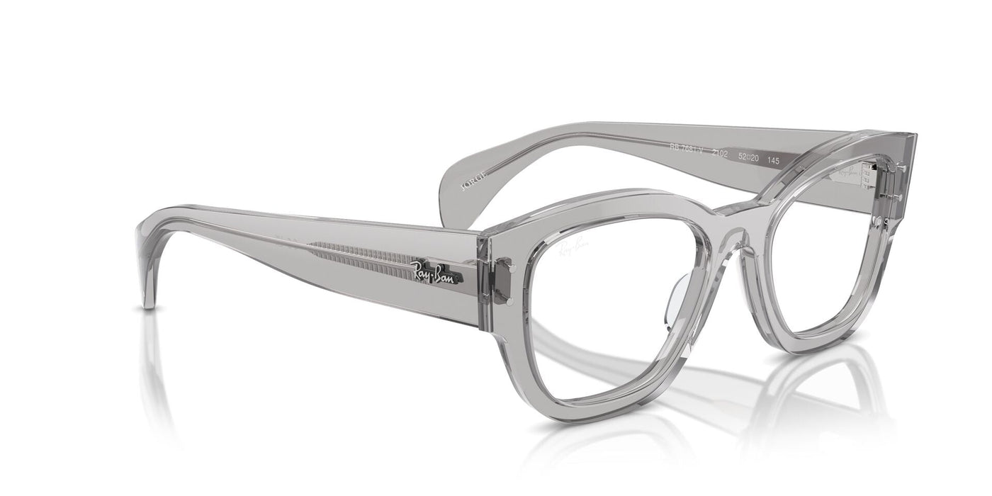 Ray-Ban Jorge RB7681V Transparent Grey #colour_transparent-grey