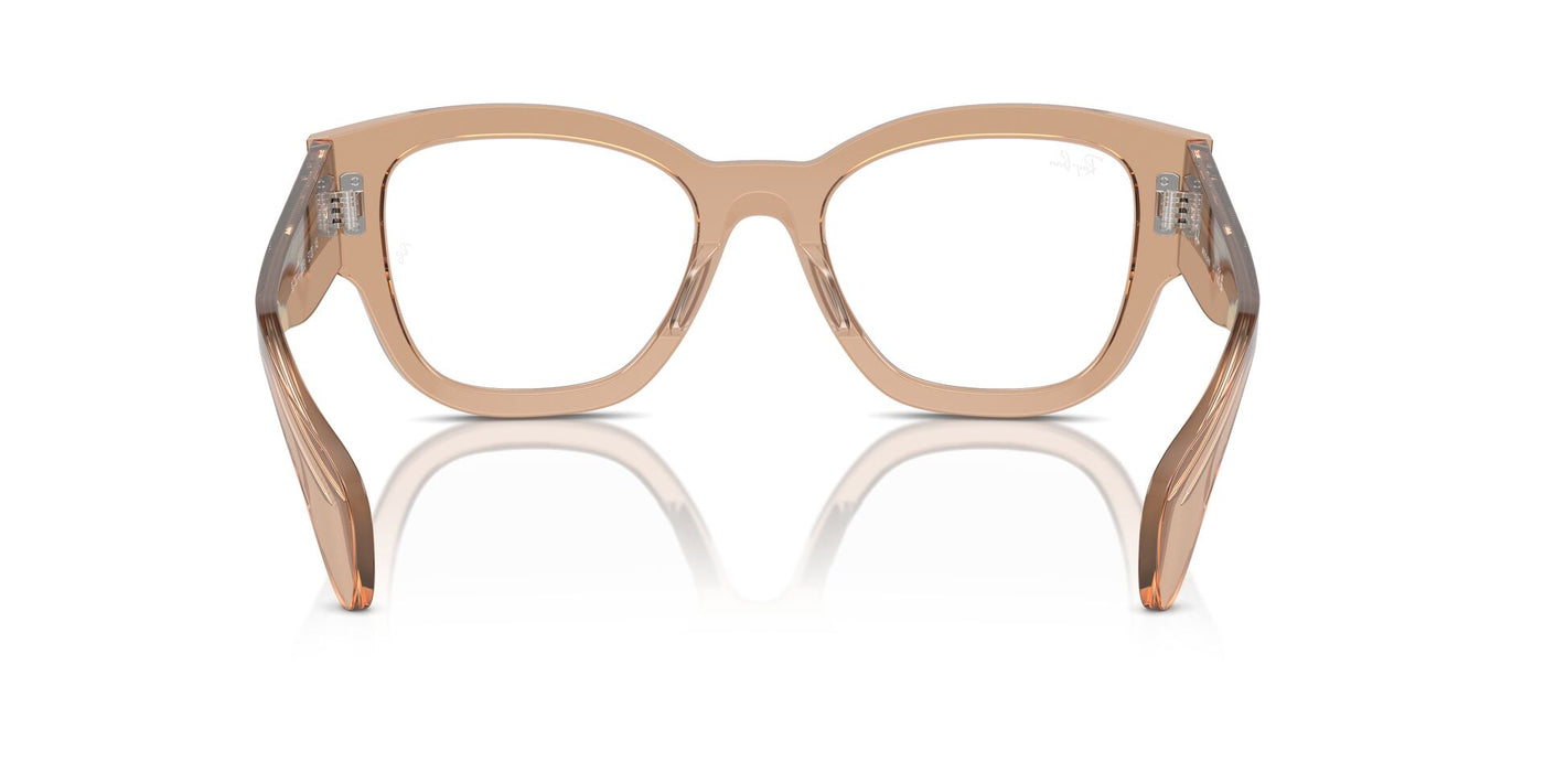 Ray-Ban Jorge RB7681V Transparent Light Brown #colour_transparent-light-brown