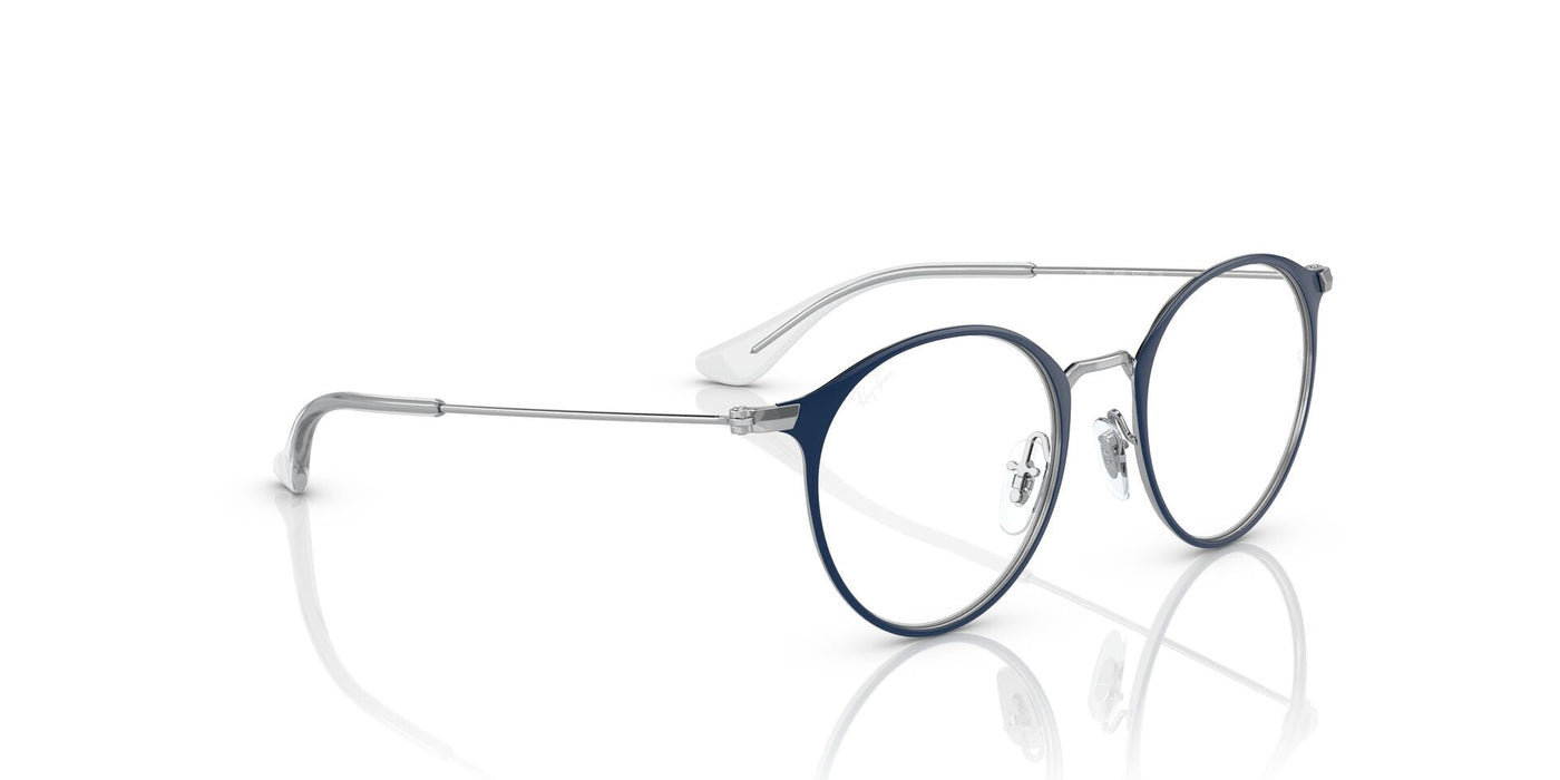 Ray-Ban Junior RB1053 Blue On Silver-Transparent #colour_blue-on-silver-transparent