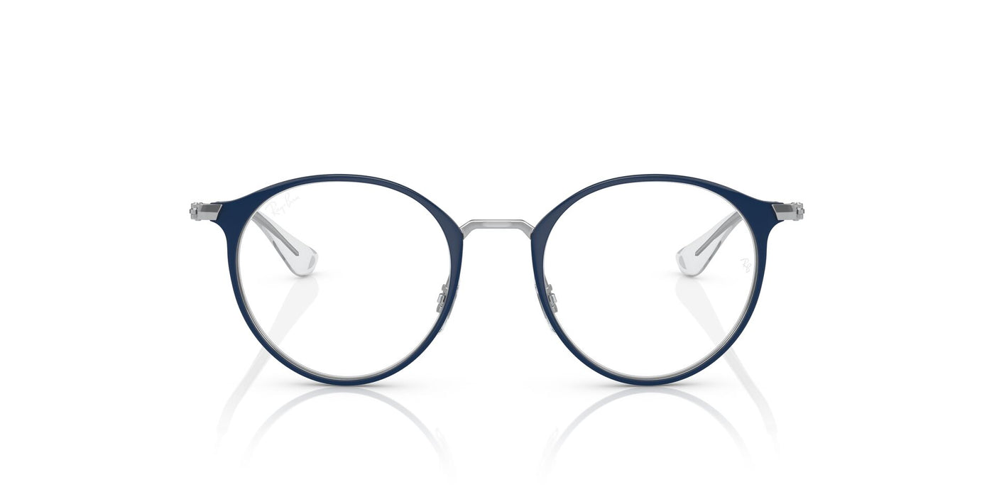 Ray-Ban Junior RB1053 Blue On Silver-Transparent #colour_blue-on-silver-transparent