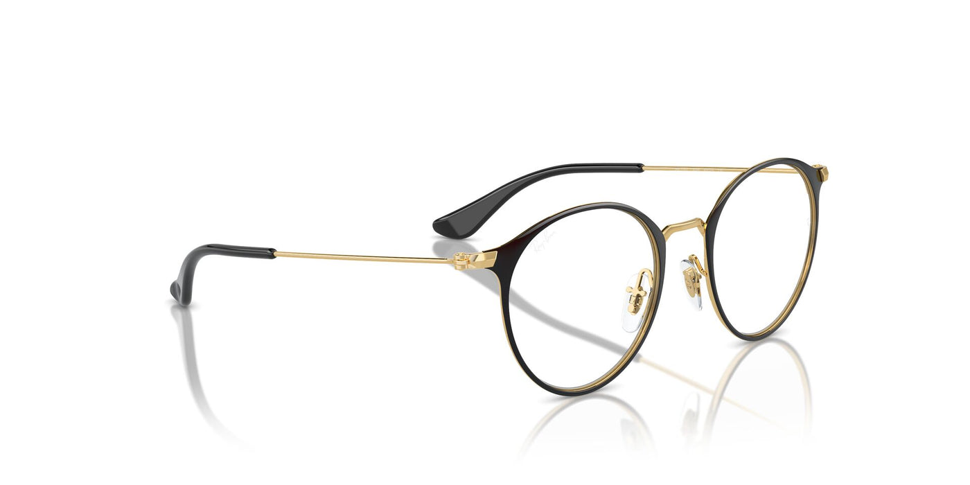 Ray-Ban Junior RB1053 Black On Gold #colour_black-on-gold