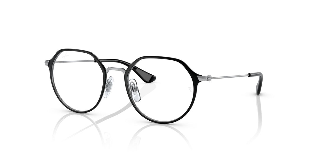 Ray-Ban Junior RB1058 Black On Silver #colour_black-on-silver