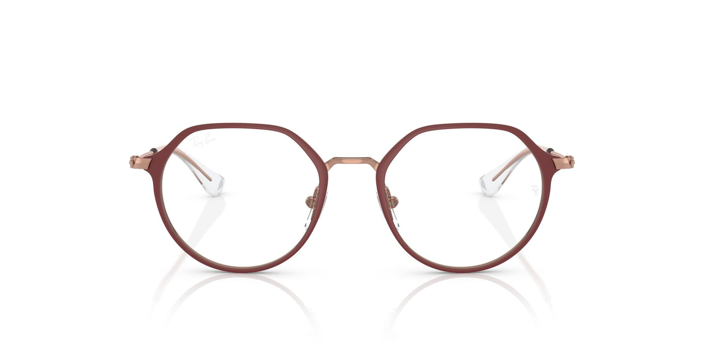 Ray-Ban Junior RB1058 Bordeaux On Rose Gold #colour_bordeaux-on-rose-gold