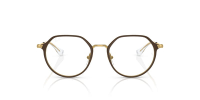 Ray-Ban Junior RB1058 Brown On Gold #colour_brown-on-gold