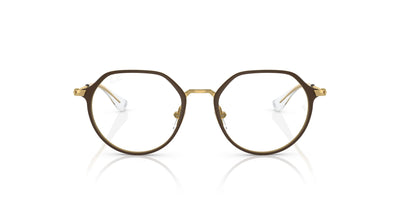 Ray-Ban Junior RB1058 Brown On Gold #colour_brown-on-gold