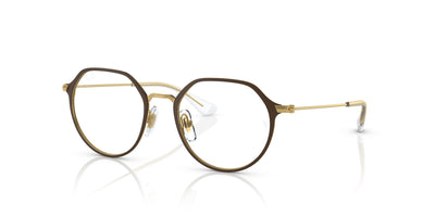 Ray-Ban Junior RB1058 Brown On Gold #colour_brown-on-gold
