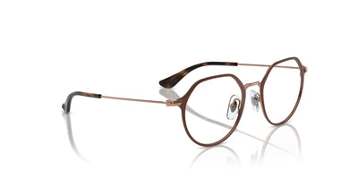 Ray-Ban Junior RB1058 Brown On Rose Gold #colour_brown-on-rose-gold