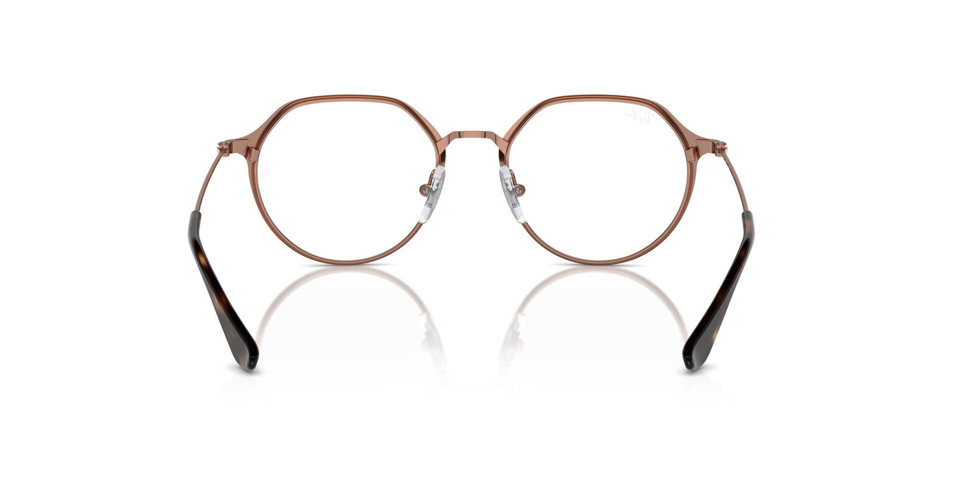 Ray-Ban Junior RB1058 Brown On Rose Gold #colour_brown-on-rose-gold