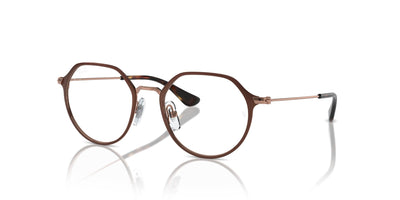 Ray-Ban Junior RB1058 Brown On Rose Gold #colour_brown-on-rose-gold