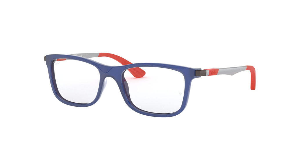 Ray-Ban Junior RB1549 Transparent Blue-Orange #colour_transparent-blue-orange