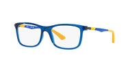 Ray-Ban Junior RB1549 Transparent Blue-Yellow #colour_transparent-blue-yellow