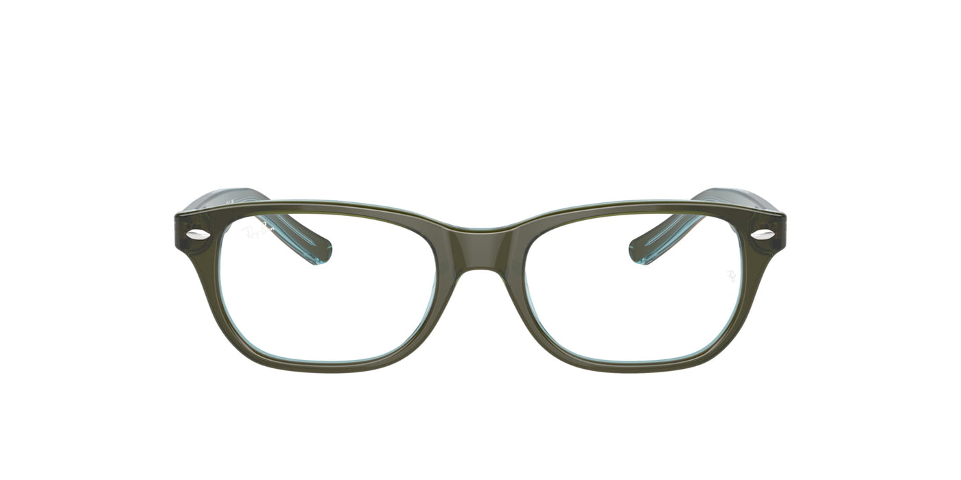 Ray-Ban Junior RB1555 Top Green-Orange-Light Blue #colour_top-green-orange-light-blue