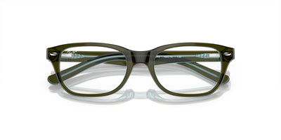 Ray-Ban Junior RB1555 Top Green-Orange-Light Blue #colour_top-green-orange-light-blue