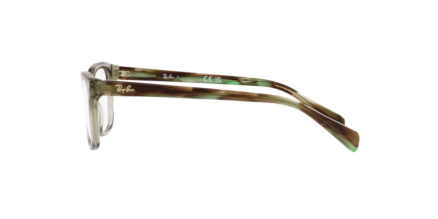 Ray-Ban Junior RB1591 Transparent Green #colour_transparent-green