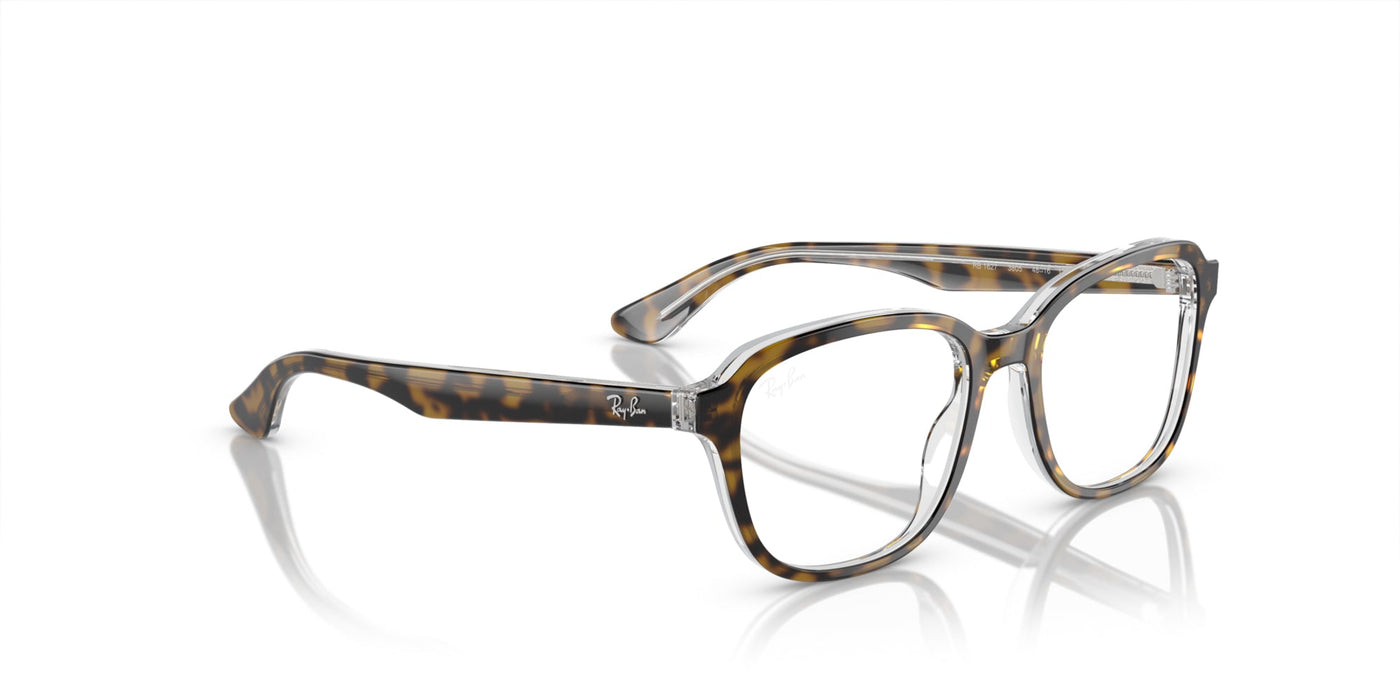 Ray-Ban Junior RB1627 Havana On Transparent #colour_havana-on-transparent