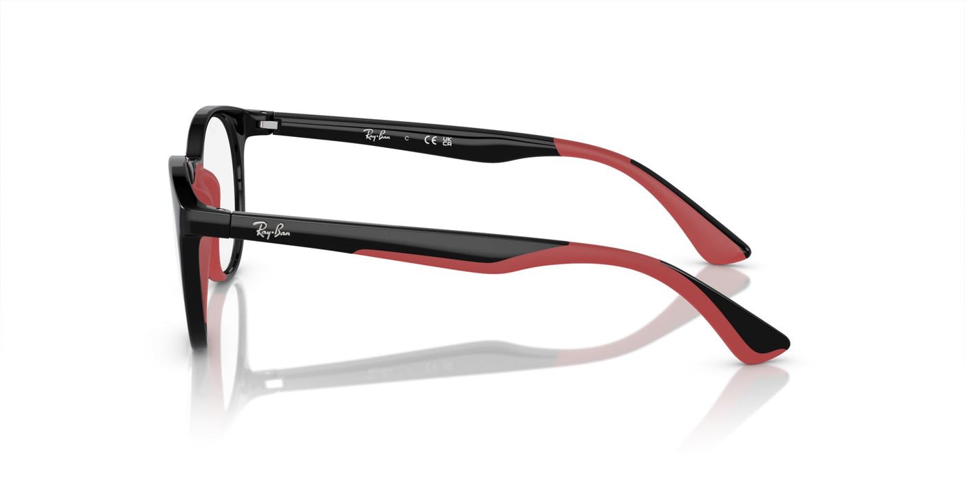 Ray-Ban Junior RB1628 Black On Red #colour_black-on-red