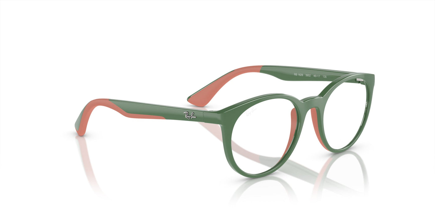 Ray-Ban Junior RB1628 Green On Pink #colour_green-on-pink