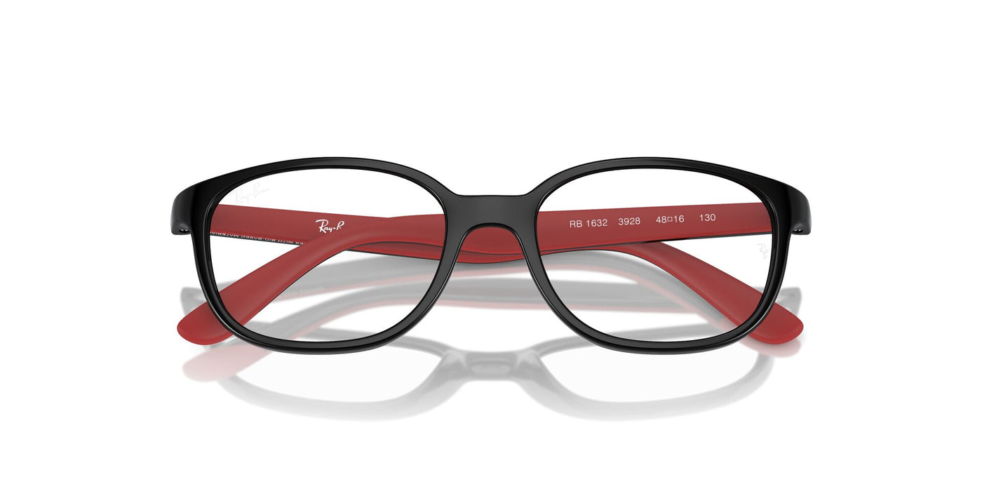 Ray-Ban Junior RB1632 Black On Red #colour_black-on-red