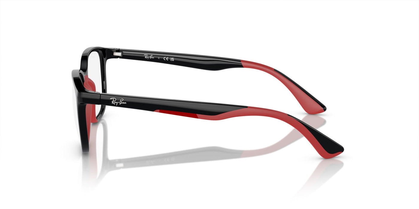 Ray-Ban Junior RB9078V Black On Red #colour_black-on-red