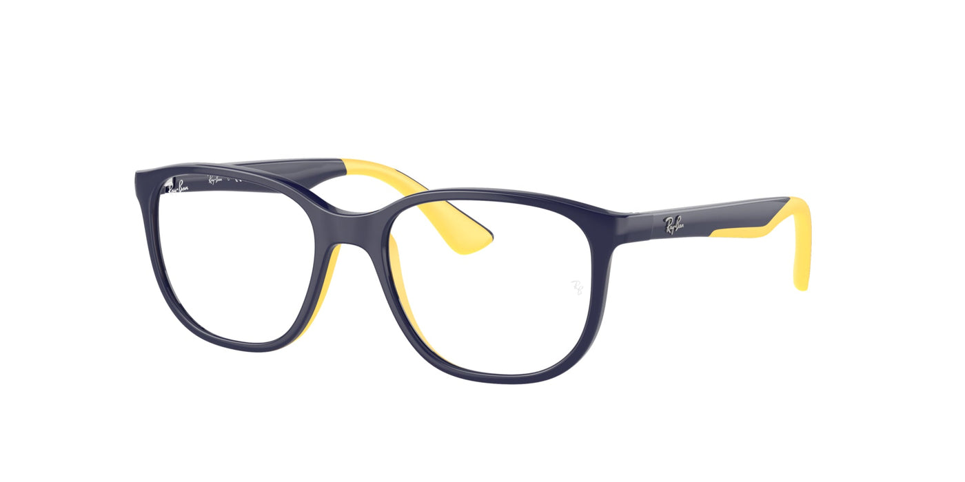 Ray-Ban Junior RB9078V Dark Blue On Yellow #colour_dark-blue-on-yellow