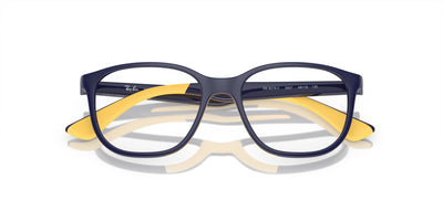 Ray-Ban Junior RB9078V Dark Blue On Yellow #colour_dark-blue-on-yellow