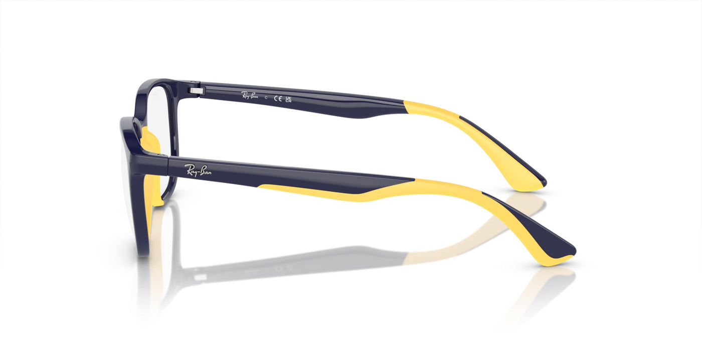 Ray-Ban Junior RB9078V Dark Blue On Yellow #colour_dark-blue-on-yellow