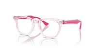 Ray-Ban Junior RB9098V Transparent Pink #colour_transparent-pink