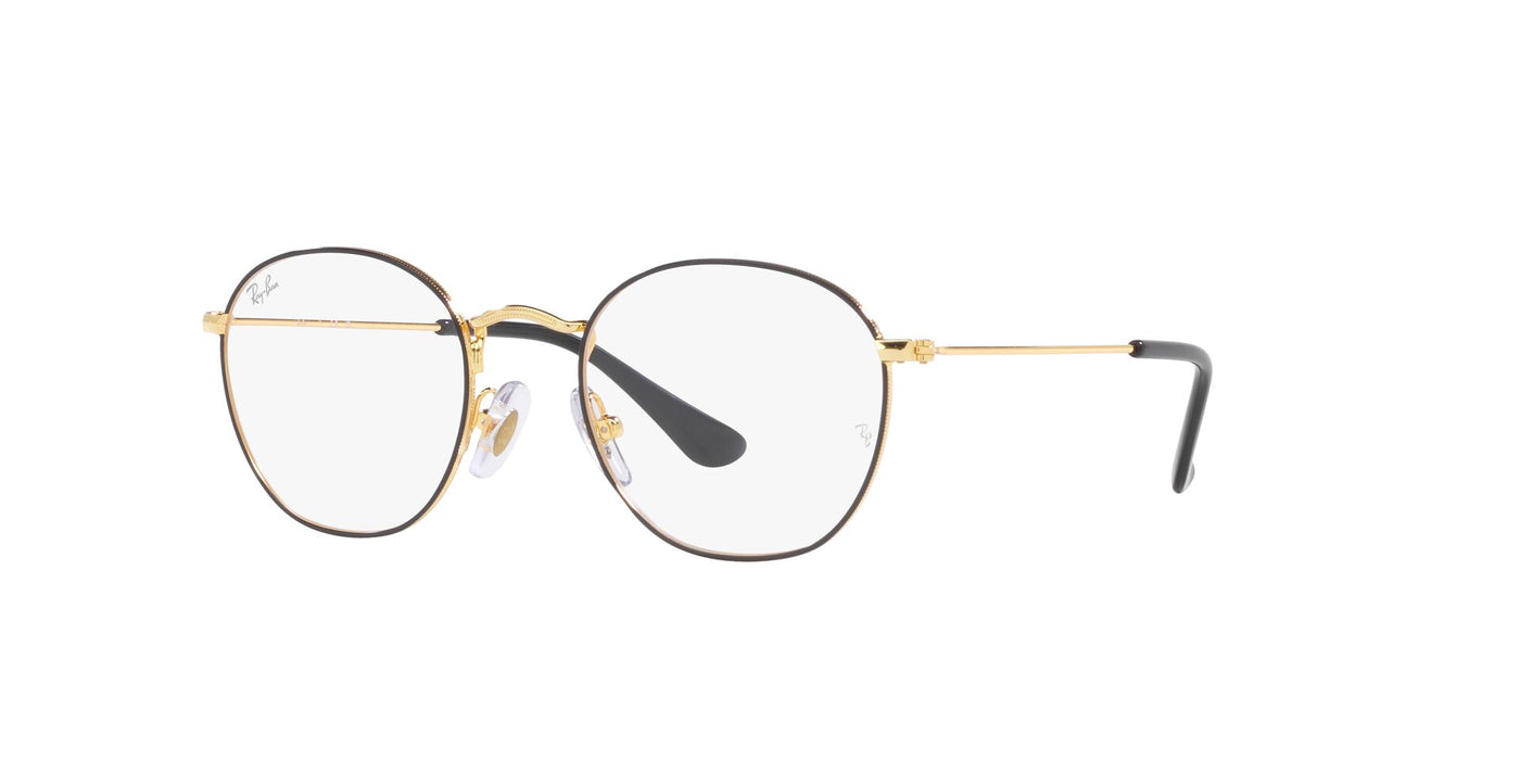 Ray-Ban Junior Rob RB9572V Black On Gold #colour_black-on-gold